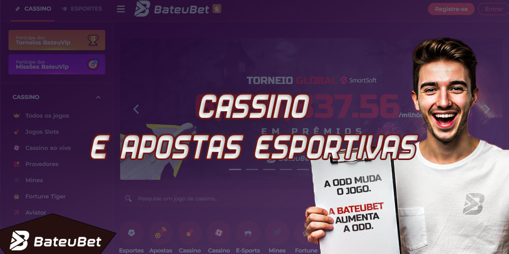 Apresentamos a plataforma Bateubet – um cassino online e plataforma de apostas esportivas para jogadores do Brasil.