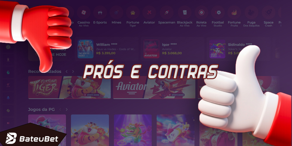 Cassino Bateubet - uma análise detalhada dos prós e contras da plataforma.